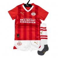 Dětský fotbalový dres PSV Eindhoven 2023-24 Domácí Krátký Rukáv (+ trenýrky)